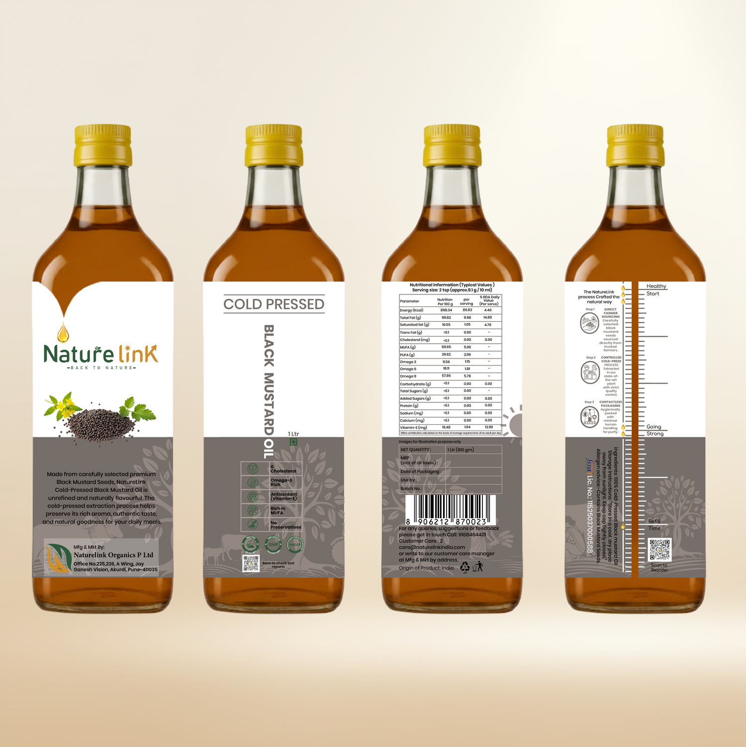 Cold Pressed Mustard Oil