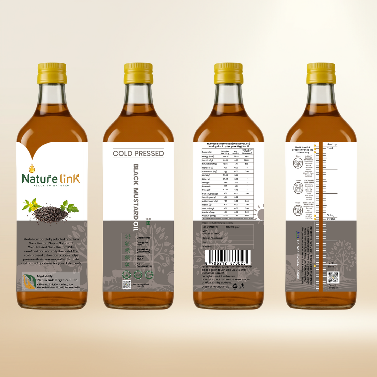Cold Pressed Mustard Oil – Naturelink