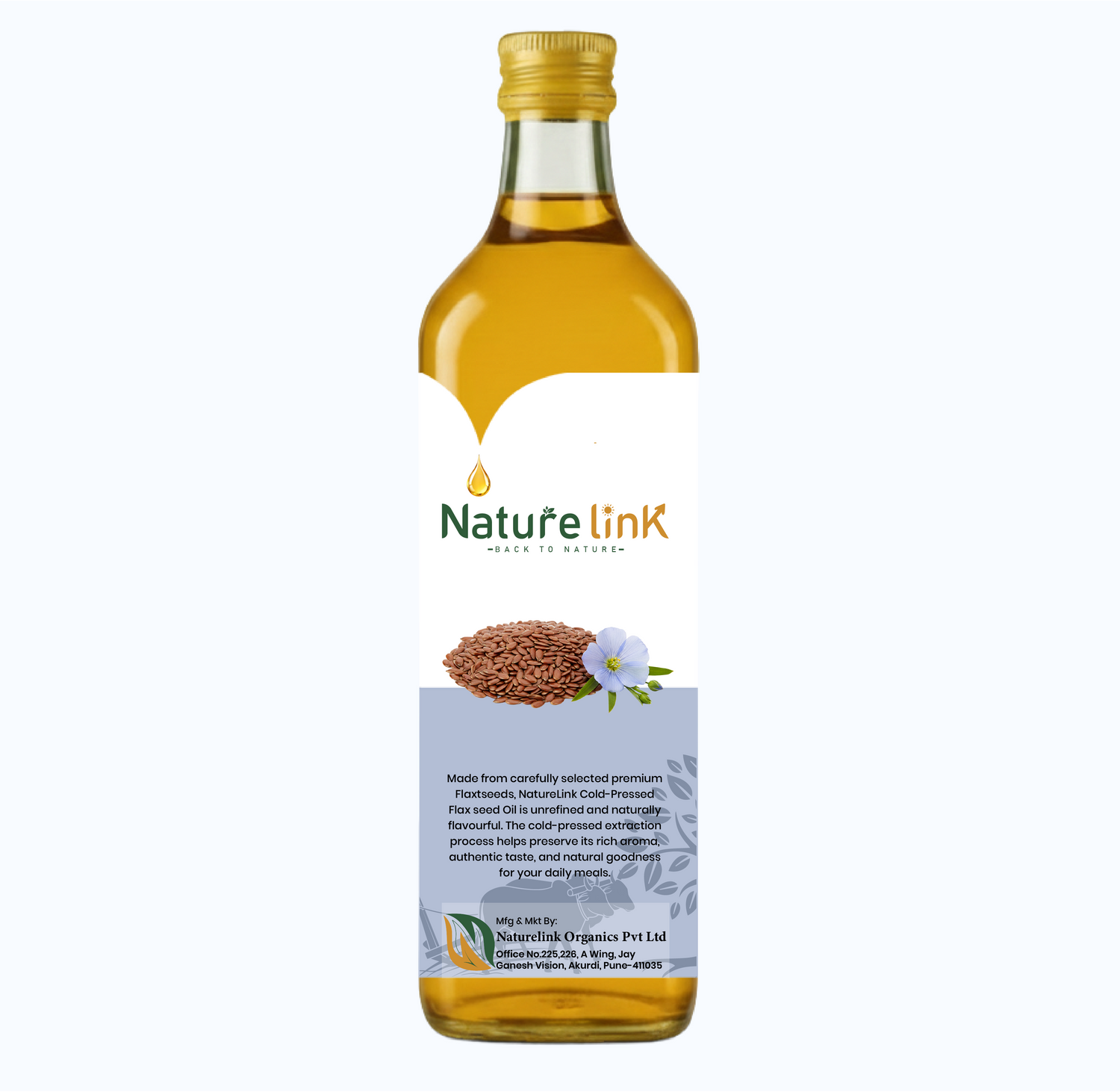 Cold Pressed Flaxseed Oil