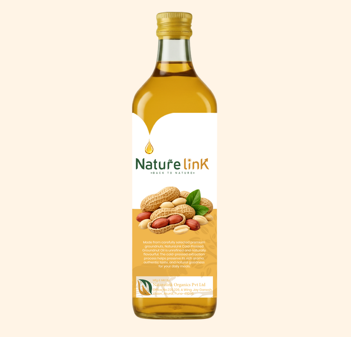 Cold Pressed Groundnut Oil – Naturelink