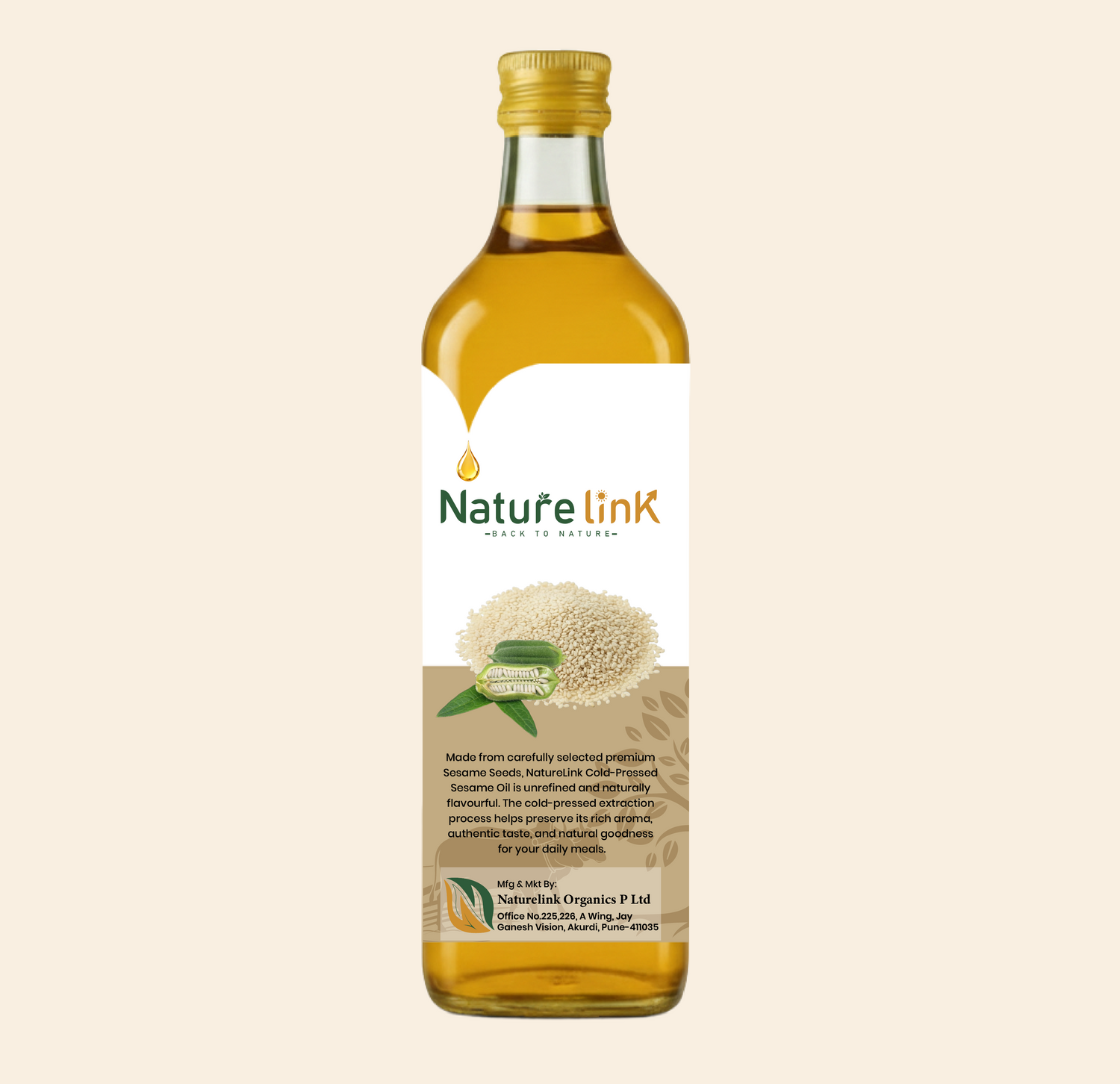 Cold Pressed Sesame (Til) Oil