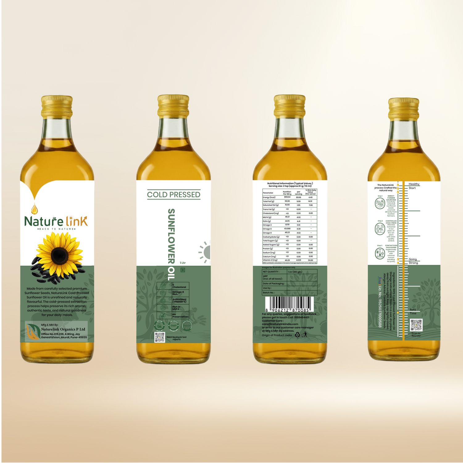Cold Pressed Sunflower Oil